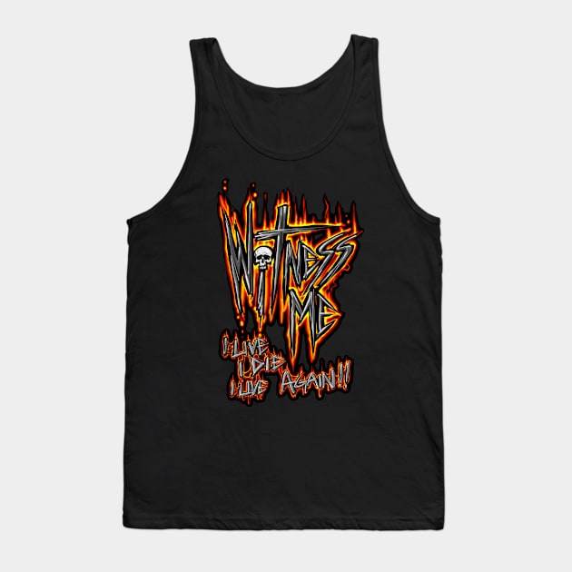 Witness Me Tank Top by Shawnsonart